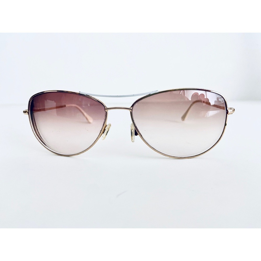 Kate Spade NY Gold & White Aviator Frame Temple Glasses Ally 3/S 0DX4 60 15 135